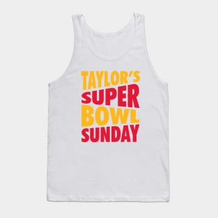 Taylor Super Bowl Sunday Tank Top